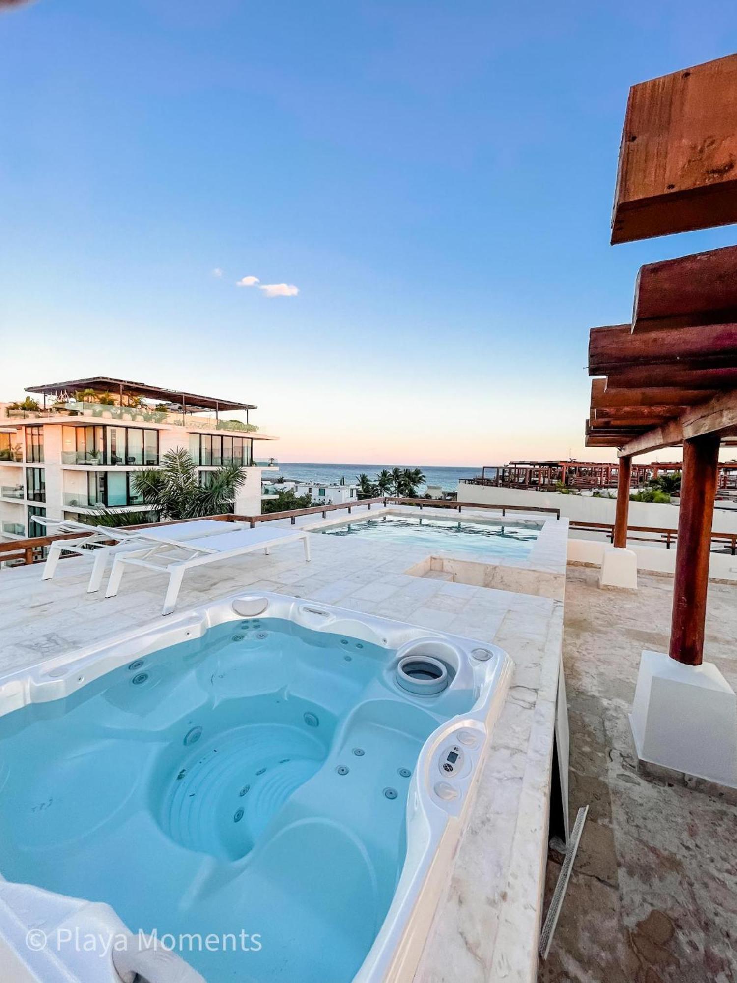 Atc18 2bed Ocean View Penthouse With Jacuzzi And Private Pool Apartamento Playa del Carmen