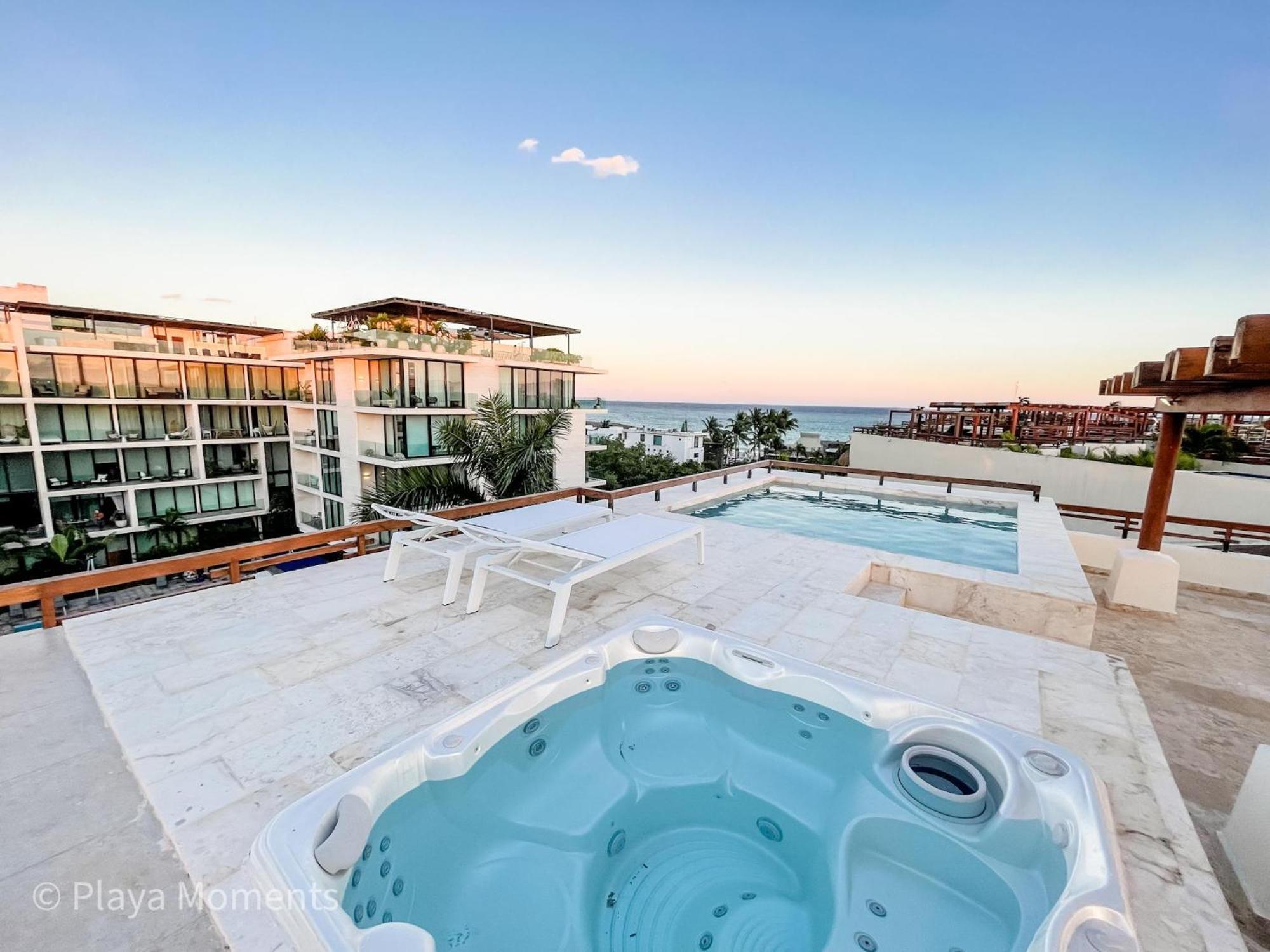 Apartamento Atc18 2bed Ocean View Penthouse With Jacuzzi And Private Pool Playa del Carmen