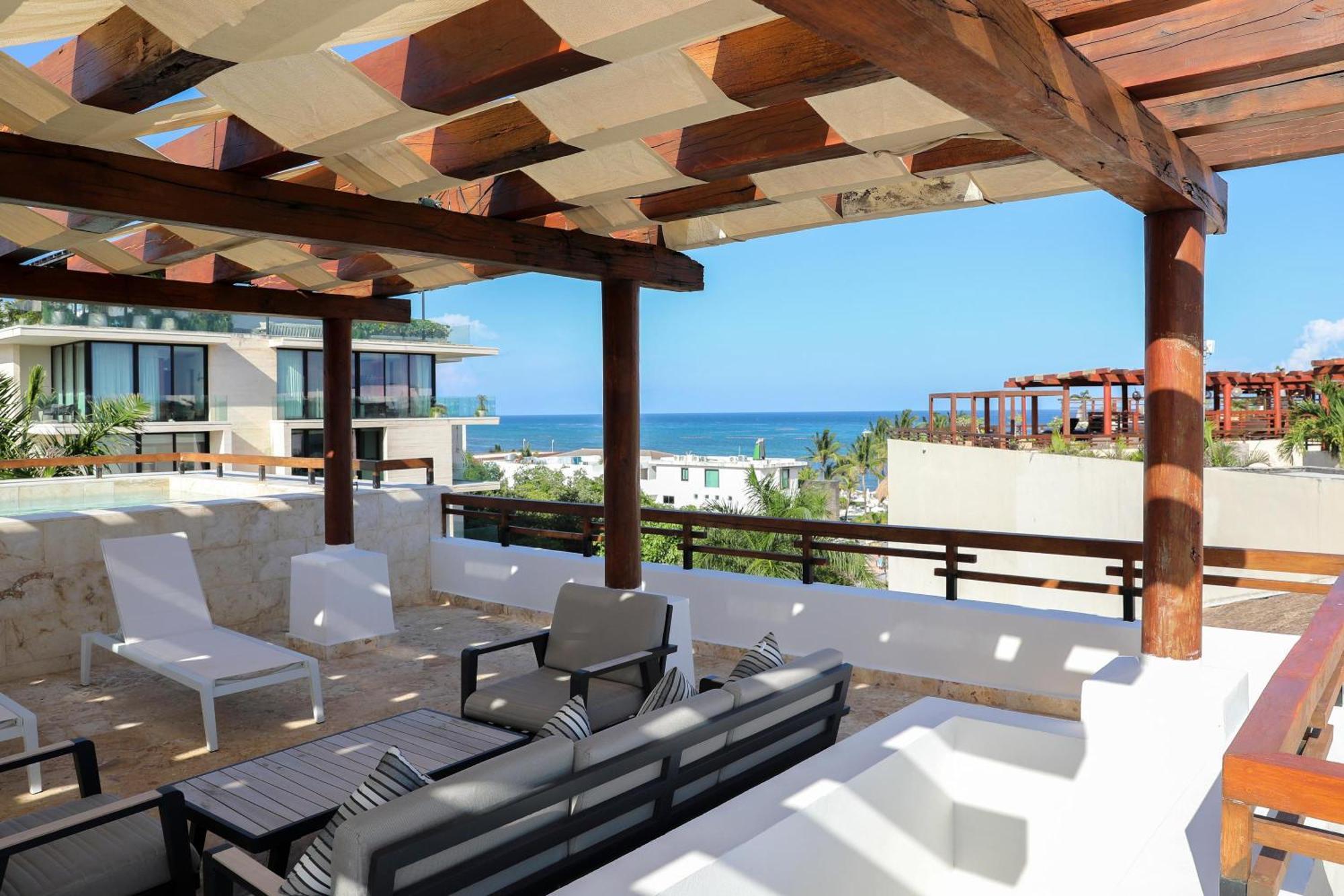 Atc18 2bed Ocean View Penthouse With Jacuzzi And Private Pool Apartamento